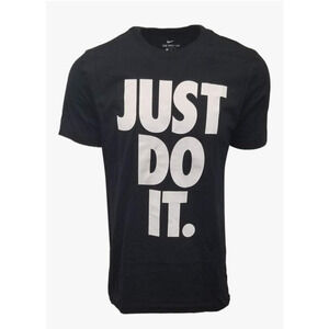 Nike Men's Just Do It Big Logo T-Shirt – Black, Size XL, New with Tags